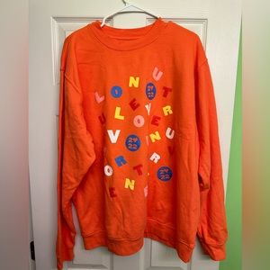 Harry Styles Orange Soup Crewneck 2XL